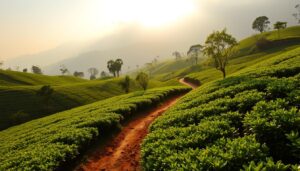 Keindahan Kebun Teh di Indonesia