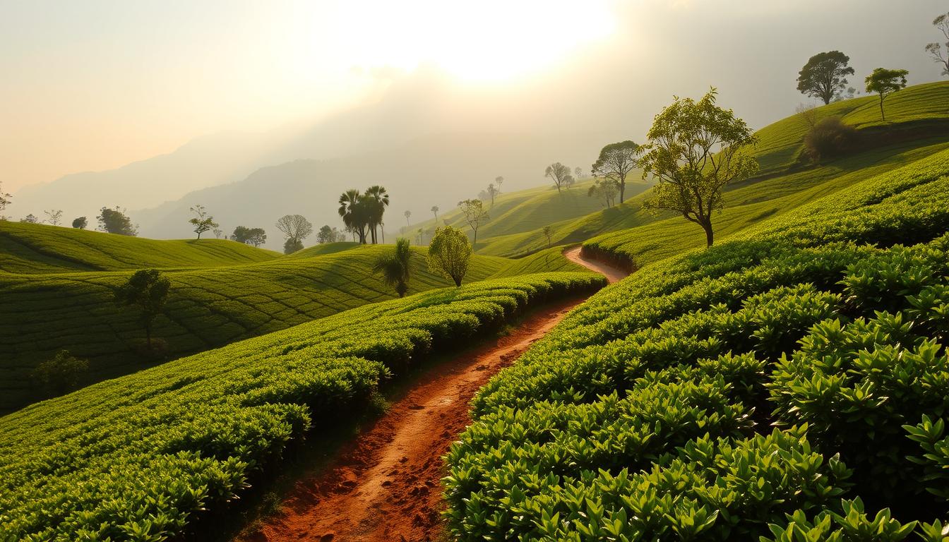 Keindahan Kebun Teh di Indonesia